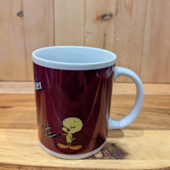 Cartoon Character Mug - Maroon and White Looney Tunes - Picture 3 of 6